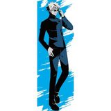 Owl Bag Anime-Jujutsu Kaisen - Gojo Satoru Mavi Fonlu Desenli Sarılma Yastığı Kılıfı - 50 x 140
