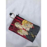 Owl Bag Anime-Tokyo Revenger Kırmızı Desenli Tasarım Bez Kalemlik - Cüzdan