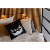 Owl Bag Berserk Guts Desenli Kare Yastık Kılıfı - Siyah - 43 x 43