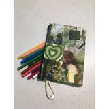 Owl Bag Bez Kalemlik - Cüzdan Fairycore Aesthetic Desenli Tasarım Yumuşak Kumaş 13 x 20 cm