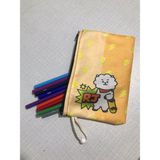 Owl Bag BTS-KPOP-BT21- Rj Desenli Tasarım Bez Kalemlik - Cüzdan