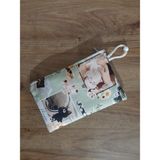 Owl Bag Cats And Hope Desenli Tasarım Bez Kalemlik-Cüzdan