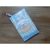 Owl Bag Cinnamon Desenli Tasarım Bez Kalemlik-Cüzdan