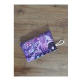 Owl Bag Fairycore Aesthetic - Are You Lost Mor Renk Desenli Tasarım Bez Kalemlik-Cüzdan