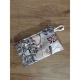 Owl Bag Faiyrcore Aesthetic Skull And Last Kiss Desenli Tasarım Bez Kalemlik-Cüzdan