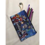 Owl Bag Genesis Evangelion Desenli Tasarım Bez Kalemlik-Cüzdan