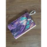 Owl Bag Genshin Impact Serisi - Xiao Karakteri Desenli Tasarım Bez Kalemlik-Cüzdan