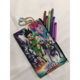 Owl Bag Hunter x Hunter Desenli Tasarım Bez Kalemlik - Cüzdan