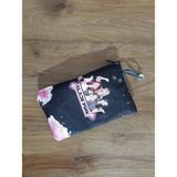 Owl Bag Kpop-Blackpink 1 No Siyah Pembe Desenli Tasarım Kalemlik-Cüzdan