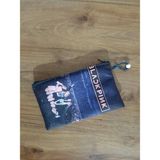 Owl Bag Kpop-Blackpink 4 No Lacivert Pembe Desenli Tasarım Kalemlik-Cüzdan - 13 x 20