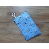 Owl Bag Kurabiye Canavarı Desenli Tasarım Bez Kalemlik-Cüzdan