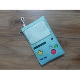 Owl Bag Retro Tetris Desenli Tasarım Bez Kalemlik-Cüzdan