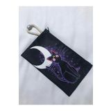 Owl Bag Sailoor Moon Cat Desenli Tasarım Bez Kalemlik - Cüzdan