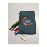 Owl Bag Sevgili Kendim Slogan Desenli Tasarım Bez Kalemlik-Cüzdan