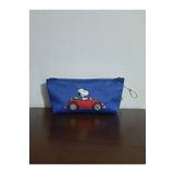 Owl Bag Snoopy And Car Desenli Tasarım Kalemlik - Makyaj Çantası