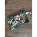 Owl Bag Steins Gate Desenli Tasarım Bez Kalemlik-Cüzdan