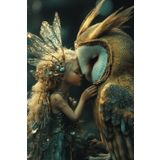 Owl & Fairy Notebook: 120 pages