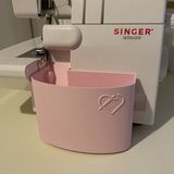Owl Global MORPİKO Singer Uyumlu Overlok Makinası Çöp Kutusu Atık Fire Kabı 14SH654 14SH754 14HD854 HD0405S S010L - Pembe