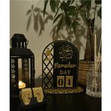 Owl Global Ramazan Takvimi,gün Sayacı, Dekoratif Masaüstü Organizeri