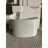 Owl Global Singer Overlok Makinası Çöp Kutusu Atık Fire Kabı Xl Kişiye Özel 14SH654 14SH754 14HD854 HD0405S S010L - Beyaz