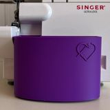 Owl Global Singer Uyumlu Overlok Makinası Çöp Kutusu Atık Fire Kabı 14SH654 14SH754 14HD854 HD0405S S010L - Mor