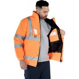 OWL Hi-Vis İş Montu - Turuncu - 3XL