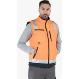 OWL Reflektörlü Anorak Oxford Yelek - XL - Turuncu