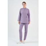 Owlet Medikal Likralı Soft Lila Tunik Boy Takım