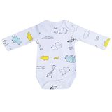 Owli Bebek Body Uzun Kol Zoo Zoo Mint Yeşili 12 Ay
