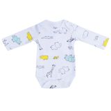 Owli Bebek Body Uzun Kol Zoo Zoo Mint Yeşili 18 Ay