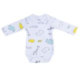 Owli Bebek Body Uzun Kol Zoo Zoo Mint Yeşili 6 Ay