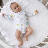 Owli Bebek Body Uzun Kol Zoo Zoo Mint Yeşili 9 Ay