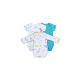 Owli Bebek Mavi Body Zıbın 0.2 Tog Zoo 3'lü Set
