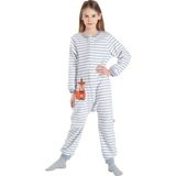 Owli Kids Polar Pijama Fox Gri 5 Yaş