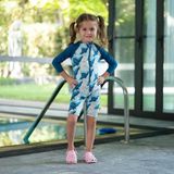 Owli Sunsafe Uv Korumalı Swimsuit Mayo Manta Ray - Mavi - 4 - 5 Yaş