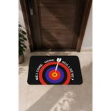 Owline Bullseye Dart Temalı Dekoratif Kapı Önü Paspası