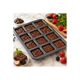 OWLORA 12 Bölmeli Kare Brownie ve Kek Kalıbı