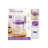 OWLORA Kaşıklı Taşınabilir Yoğurt ve Müsli Bardağı