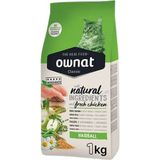 Ownat Hairball Açık Tavuklu 1 Kg Kedi Maması