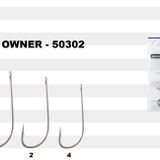 Owner 50302 No:4 Beyaz Delikli Olta İğnesi