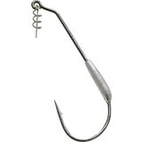 Owner 5167W Weighted Twistlock Light Black Chrome Silikon Zoka İğnesi BLACK-NO:4/0