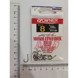 Owner 5177 No:8 Mosquito Hook Black Chrome Sinek İğne