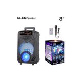 OWWOTECH NDR-P44 Mikrofonlu Kumandalı Rgb Ledli 8'inç Taşınabilir Bluetooth Hoparlör Usb-Tf-Fm Radyo