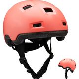 Oxelo Çocuk Kaskı - Paten / Kaykay / Scooter - Mercan Rengi - B100 - 48 - 52 cm