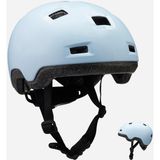 Oxelo Çocuk Kaskı - Paten / Kaykay / Scooter - Pastel Mavi - B100 - 52 - 54 cm
