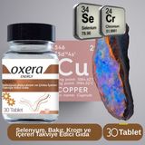 Oxera Energy 30 Tablet – Selenyum, Bakır, Krom ve Çinko Içeren Takviye Edici Gıda