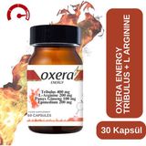Oxera Energy Tribulus 400 mg Tablet 60 Kapsül Türkiye Menşeli Erkekler İçin Enerji Takviyesi