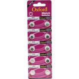 Oxford 10'lu Alkalin Düğme Pil Ag4 LR66 LR626 377A SR626 177 Yüksek Performans