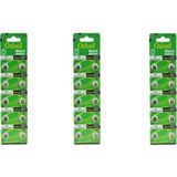 Oxford Ag 3 LR41 10'lu 3 Paket Düğme Pil