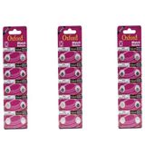 Oxford Ag4 Lr626 377A Alkaline 10'lu 3 Paket Düğme Pil
